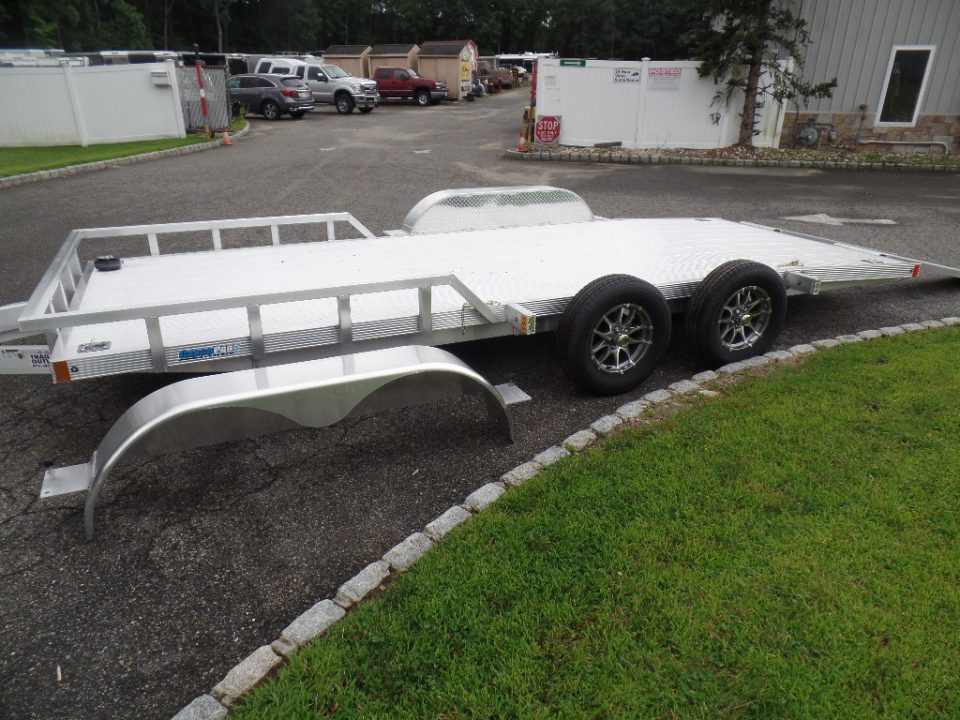 New 2026 ALCOM ALCOM / Aluminum 1,400 lbs. Empty Weight ! Open Car Trailer , $8,295 without stone guard. , $9,495 as shown. ID# 148926 Car Hauler