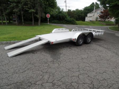 New 2026 ALCOM ALCOM / Aluminum 1,400 lbs. Empty Weight ! Open Car Trailer , $8,295 without stone guard. , $9,495 as shown. ID# 148926 Car Hauler