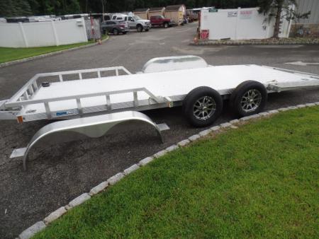 New 2026 ALCOM ALCOM / Aluminum 1,400 lbs. Empty Weight ! Open Car Trailer , $8,295 without stone guard. , $9,495 as shown. ID# 148926 Car Hauler