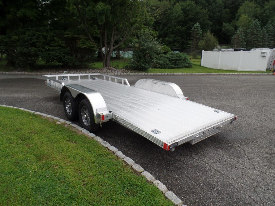 New ALCOM / Aluminum 1,540 lbs. Empty Weight ! Open Car Trailer , $8,995 without stone shield. , as shown. ID# 155853