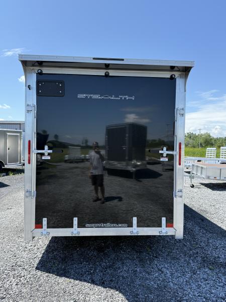 New 2027 ALCOM 7 X22 STEALTH XLT PRO Snowmobile Trailer