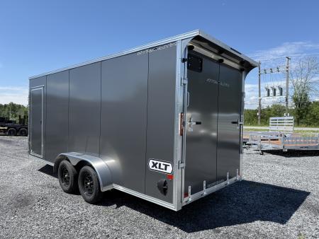 New 2027 ALCOM 7 X 18 STEALTH XLT PRO Snowmobile Trailer