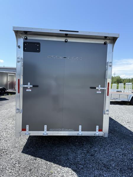 New 2027 ALCOM 7 X 18 STEALTH XLT PRO Snowmobile Trailer