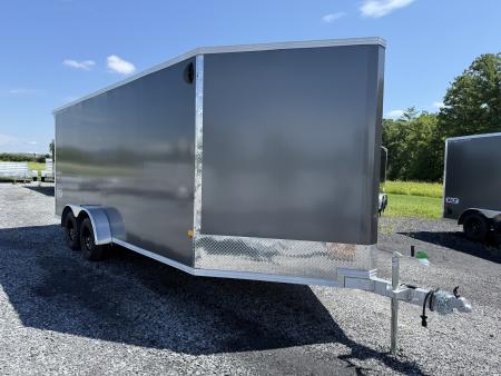 New 2027 ALCOM 7 X 18 STEALTH XLT PRO Snowmobile Trailer