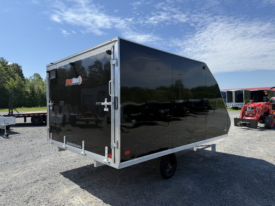 New 2027 ALCOM 101 X 12 HYBRID Snowmobile Trailer