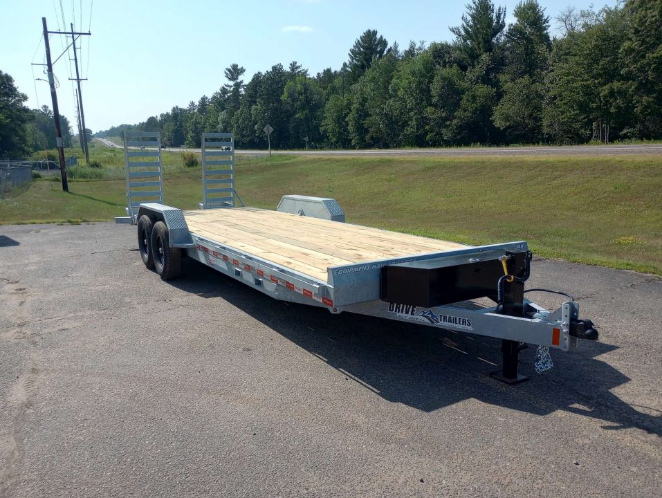 New 2027 Drive Trailers 14K 24'x82" Galvanized Equipment Trailer