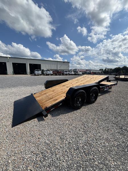 New 2026 Sure-Trac 7x22 (18+4) Tilt Bed Equipment Trailer