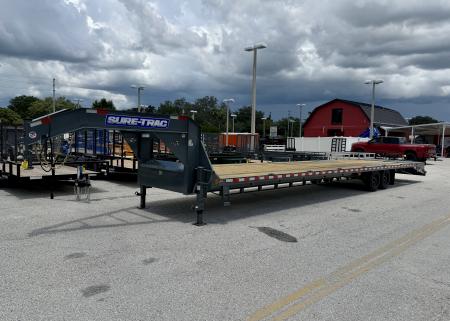 New 2026 Sure-Trac 8.5x40(35+5) 17.6K HD Low Profile Gooseneck Deckover Trailer