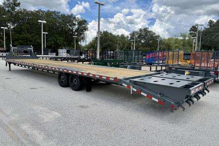 New 2026 Sure-Trac 8.5x40(35+5) 17.6K HD Low Profile Gooseneck Deckover Trailer