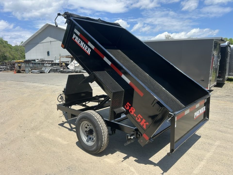 New 2027 Premier Trailers Inc. 5X8 Single 5,000 lb. Axle Dump Trailer