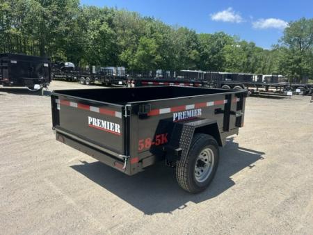 New 2027 Premier Trailers Inc. 5X8 Single 5,000 lb. Axle Dump Trailer