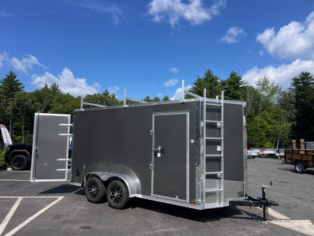 New 2027 Spartan 7X14 +2ft V-nose /7' interior height / .080 Polycore/ Contractor Package / Walkable-Roof- 7000GVW