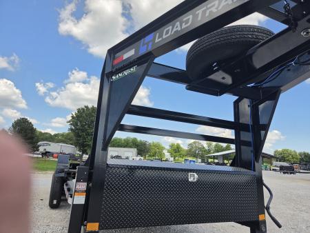 New 2027 Load Trail 83X24 TRIPLE 21K GOOSENECK GRAVITY TILT W/8' STATIONARY DECK & I-BEAM FRAME