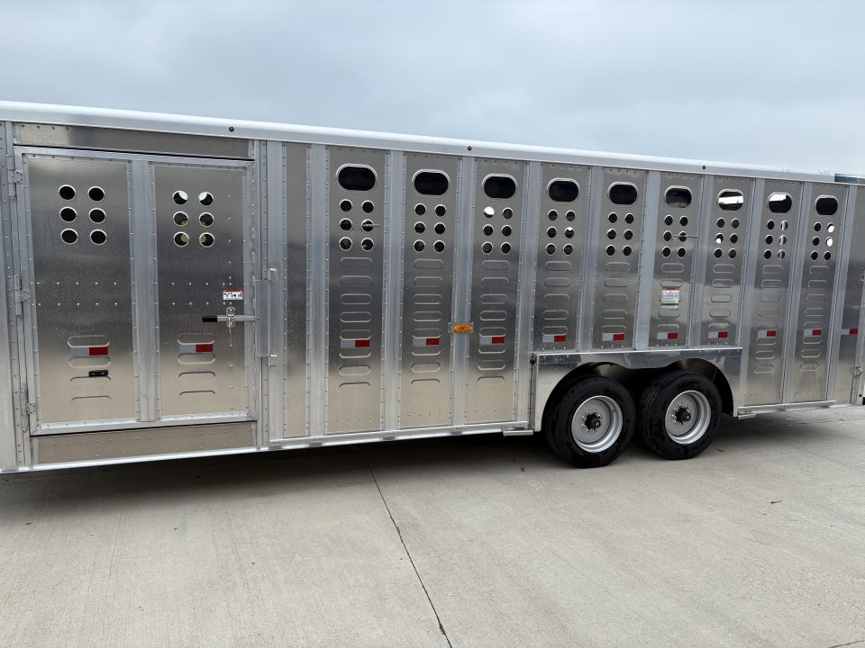 New 2027 Merritt 8x24 Cattle Baron Livestock Trailer