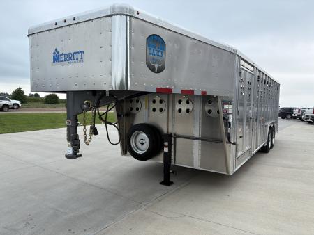 New 2027 Merritt 8x24 Cattle Baron Livestock Trailer