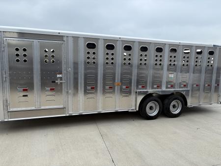 New 2027 Merritt 8x24 Cattle Baron Livestock Trailer