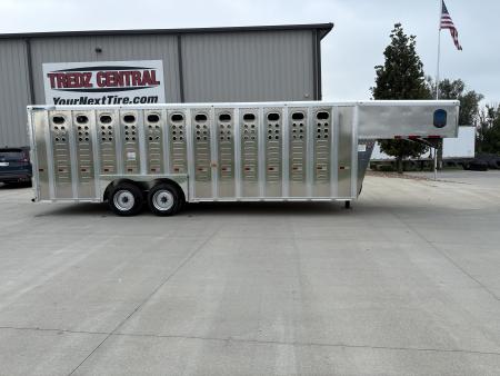 New 2027 Merritt 8x24 Cattle Baron Livestock Trailer