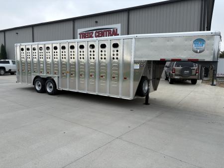 New 2027 Merritt 8x24 Cattle Baron Livestock Trailer