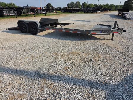 Used 2024 Diamond C 82X22 TANDEM 15.5K GRAVITY TILT W/6' STATIONARY DECK & 14PLY TIRES