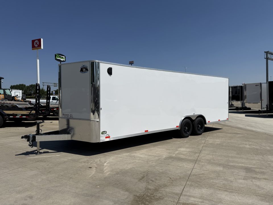 New NEW 2027 Bighorn R&M 8.5x24 +2V SUPERIOR QUALITY 14K Enclosed 7 ft Cargo Trailer Car Hauler