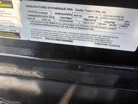 New 2027 Quality Trailers 18' 10K Fendered Equipment Trailer