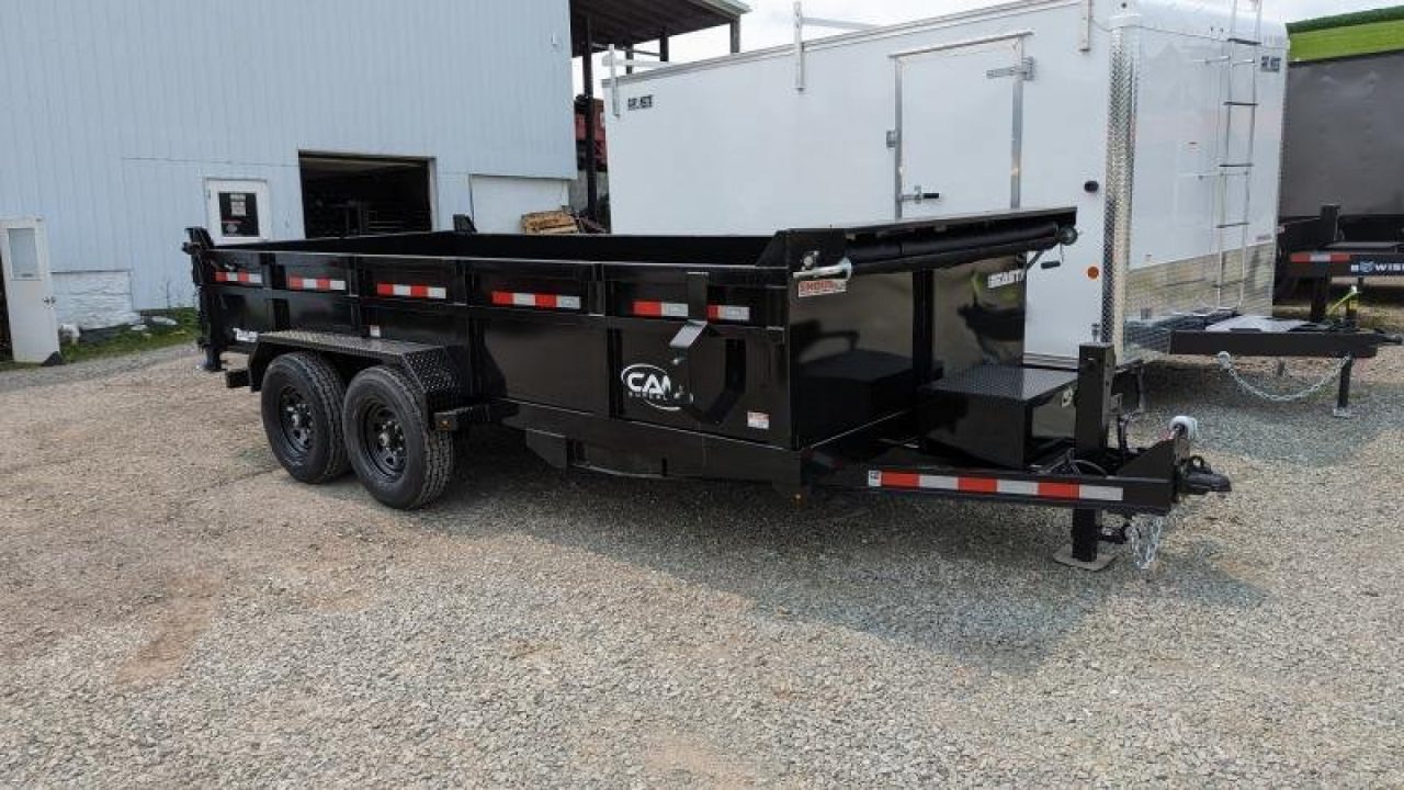 New 2027 CAM Superline 6'10" x 16' HD "BEAST" Lo Pro Equipment Dump w/ Underbody Ramps