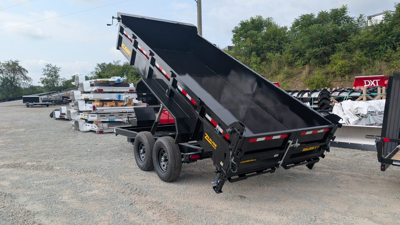 New 2027 CAM Superline 6'10" x 16' HD "BEAST" Lo Pro Equipment Dump w/ Underbody Ramps