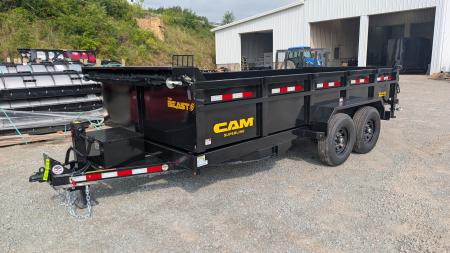 New 2027 CAM Superline 6'10" x 16' HD "BEAST" Lo Pro Equipment Dump w/ Underbody Ramps