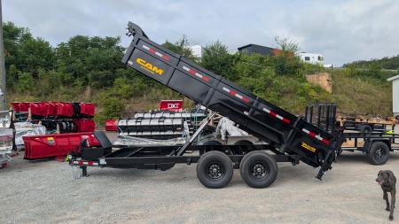 New 2027 CAM Superline 6'10" x 16' HD "BEAST" Lo Pro Equipment Dump w/ Underbody Ramps