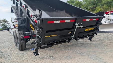 New 2027 CAM Superline 6'10" x 16' HD "BEAST" Lo Pro Equipment Dump w/ Underbody Ramps