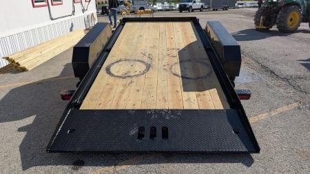 New 2027 CAM Superline 16' Lo Pro Full Tilt Equipment Trailer (7K AXLES)