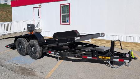 New 2027 CAM Superline 16' Lo Pro Full Tilt Equipment Trailer (7K AXLES)
