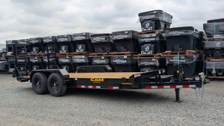 New 2025 CAM SUPERLINE 18' Channel Frame Equipment Hauler