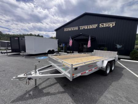 New 2027 Triumph 7X16 Aluminum Utility Trailer / Bi Fold Ramp - 7000GVW