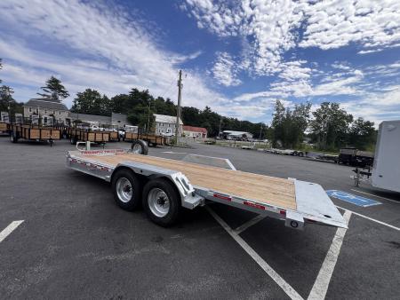 New 2027 Triumph galvanized 7x20 - Hydraulic Power Tilt/ Dual Cylinder / I-Beam Frame - 16k GVW