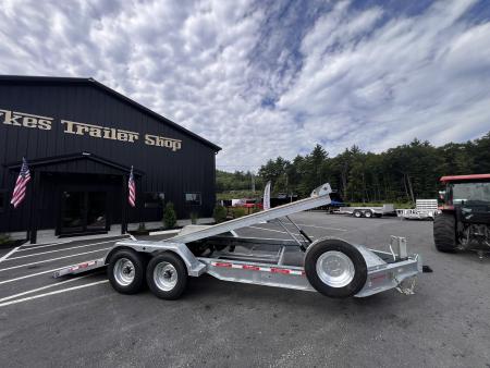 New 2027 Triumph galvanized 7x20 - Hydraulic Power Tilt/ Dual Cylinder / I-Beam Frame - 16k GVW