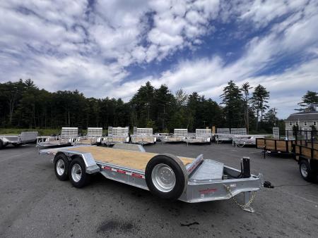 New 2027 Triumph galvanized 7x20 - Hydraulic Power Tilt/ Dual Cylinder / I-Beam Frame/ Hydro Jack - 16k GVW