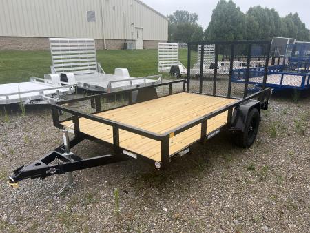 New 2026 Sure-Trac 7X12 3K Tube Top Utility Trailer