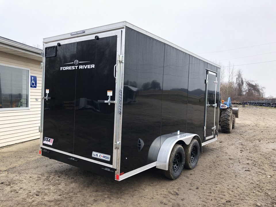 New 2027 US Cargo 7X16 W/ 7' Interior and Ploy Sides Cargo / Enclosed Trailer