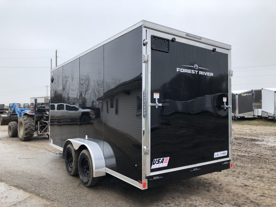 New 2027 US Cargo 7X16 W/ 7' Interior and Ploy Sides Cargo / Enclosed Trailer