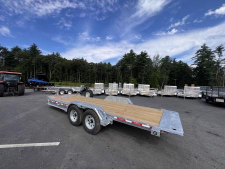 New 2027 Triumph galvanized 7x20 - Hydraulic Power Tilt/ Dual Cylinder / I-Beam Frame - 14k GVW