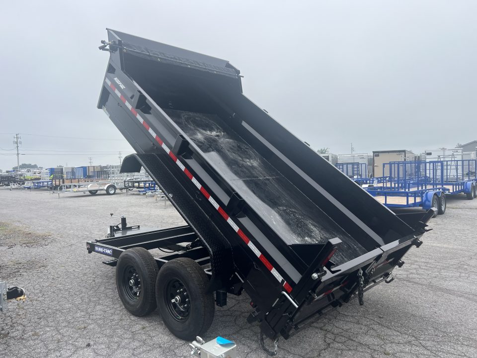 New 2027 Sure-Trac 7X12 12K Scissor Lift Dump Trailer