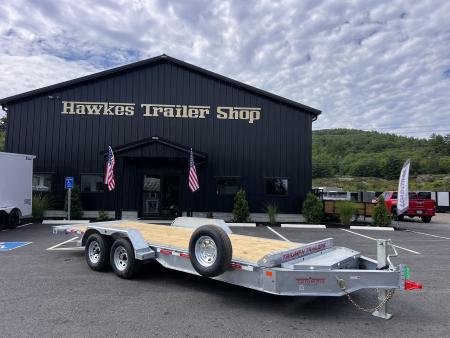 New 2027 Triumph galvanized 7x20 - Hydraulic Power Tilt/ Dual Cylinder / I-Beam Frame -9990 GVW