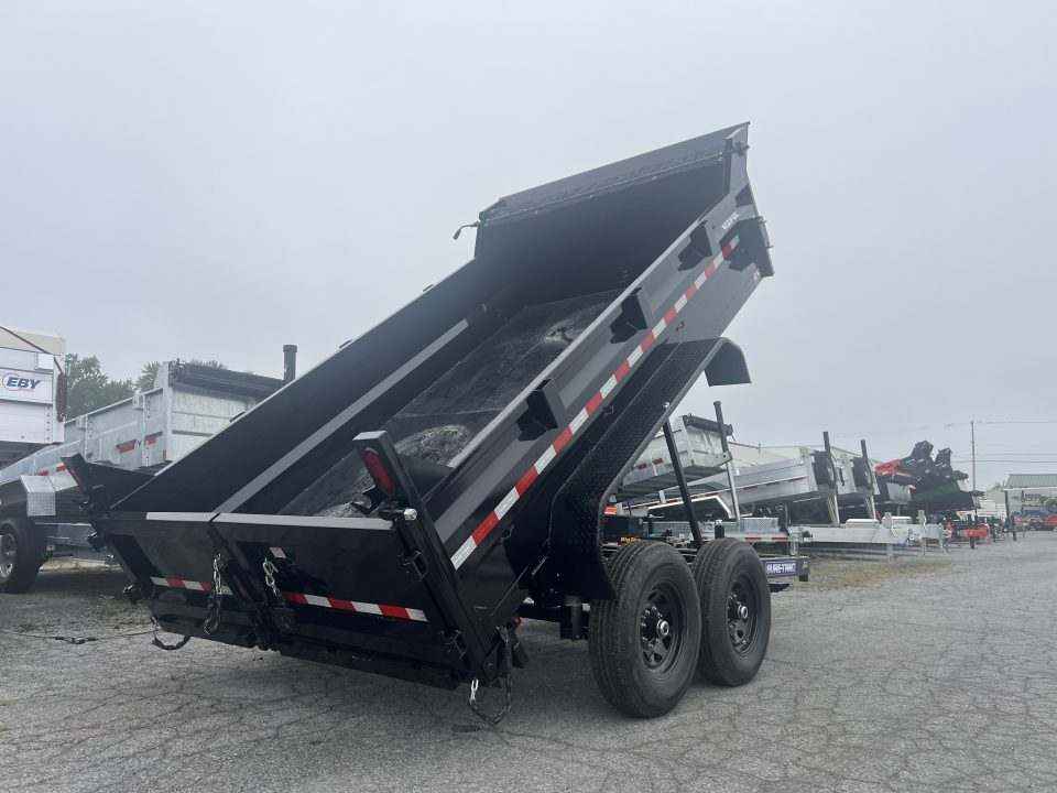 New 2026 Sure-Trac 7X12 12K Scissor Lift Dump Trailer