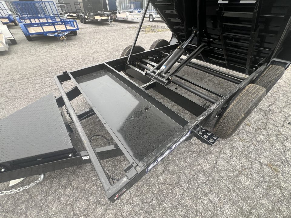 New 2026 Sure-Trac 7X12 12K Scissor Lift Dump Trailer