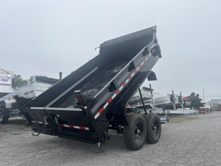 New 2026 Sure-Trac 7X12 12K Scissor Lift Dump Trailer