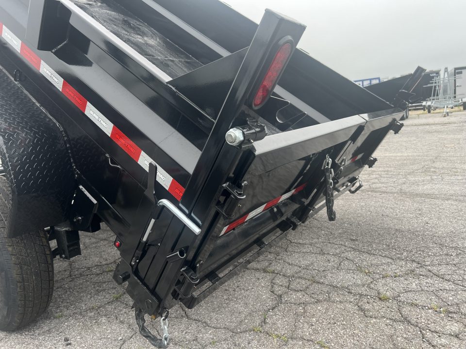 New 2026 Sure-Trac 7X12 12K Scissor Lift Dump Trailer