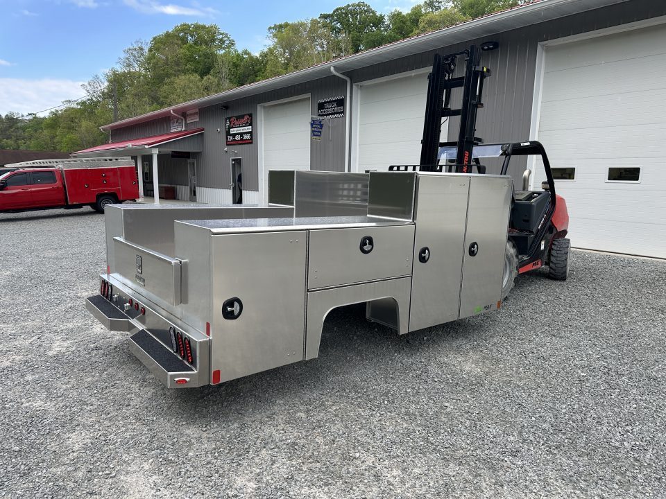 New Martin Truck Bodies Aluminum HFSB Service Body DRW 84" CA Cab and Chassis Tall Front Compartment SMOOTH APPEARANCE