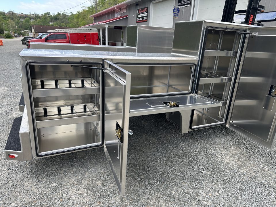 New Martin Truck Bodies Aluminum HFSB Service Body DRW 84" CA Cab and Chassis Tall Front Compartment SMOOTH APPEARANCE