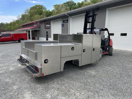 New Martin Truck Bodies Aluminum HFSB Service Body DRW 84" CA Cab and Chassis Tall Front Compartment SMOOTH APPEARANCE